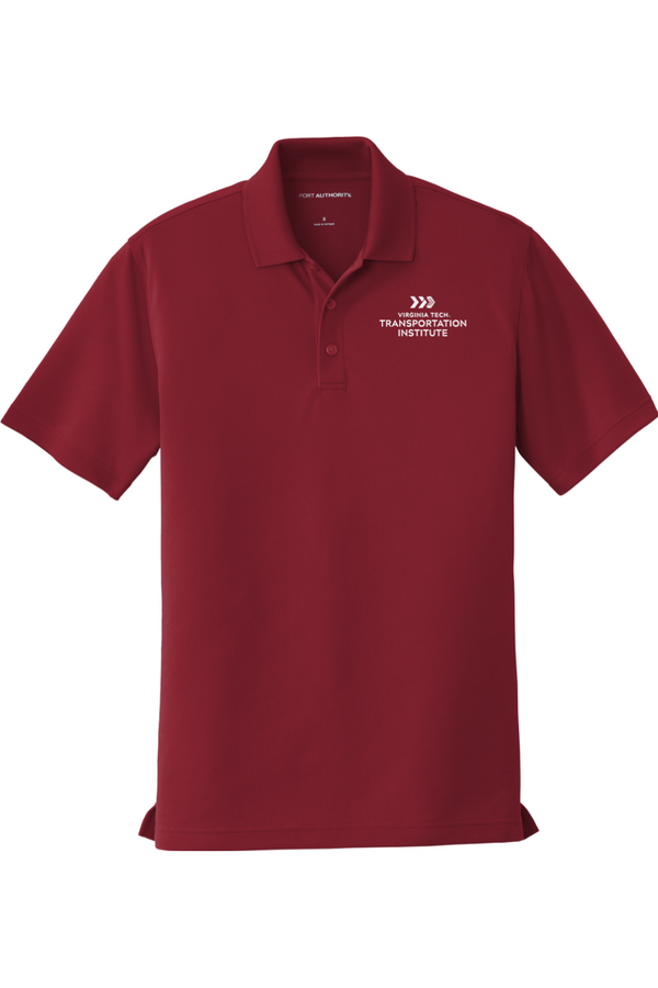VTTI Chevron with VT Sleeve Logo: ADULT UV Micro-Mesh Performance Polo (Embroidered)