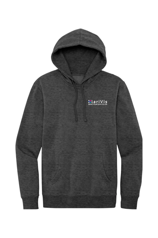 KlariVis: ADULT Ringspun Heather Fleece Hoodie (Embroidered)