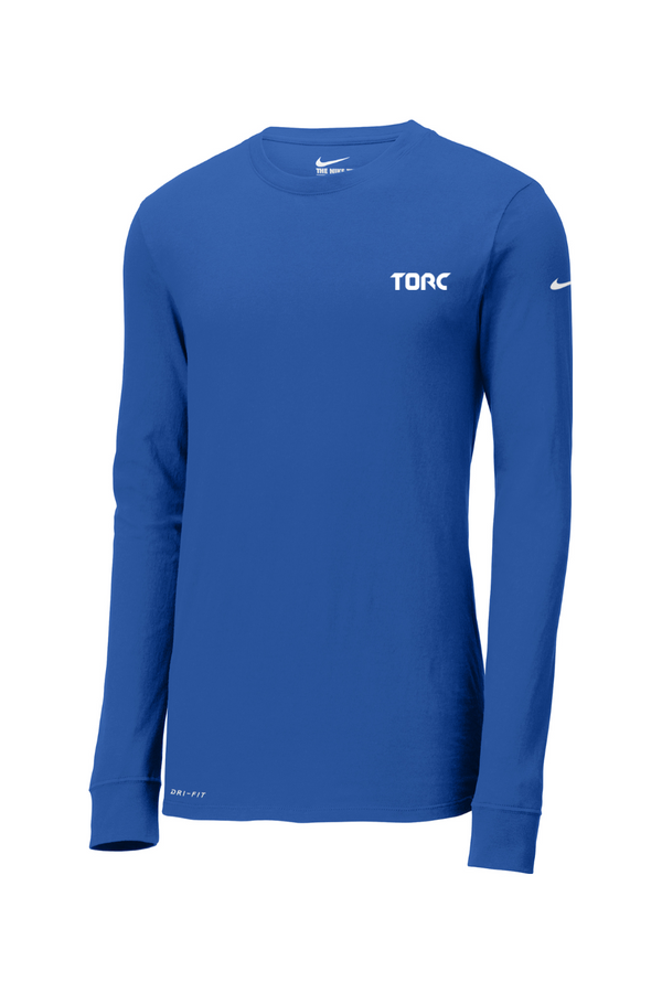 Torc: Nike ADULT Dri-FIT Cotton/Poly Long Sleeve Tee (Printed)