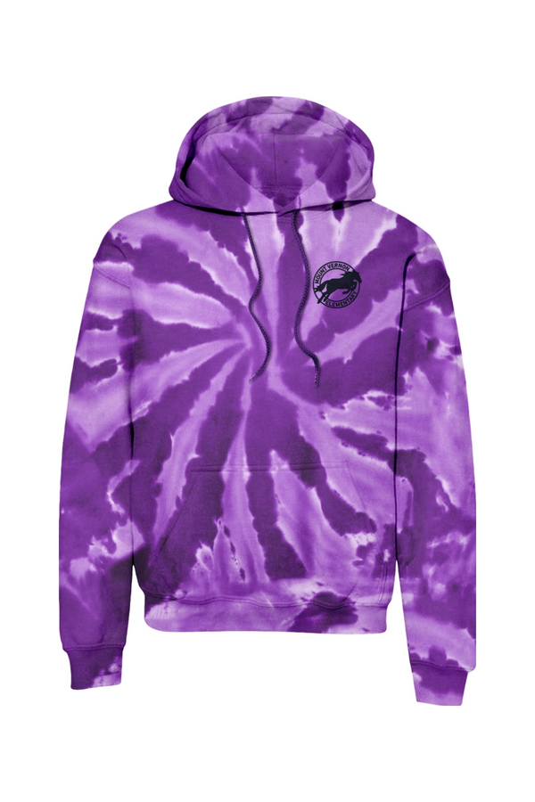 MVES: ADULT Tie-Dye Pullover Hooded Sweatshirt (Embroidered)