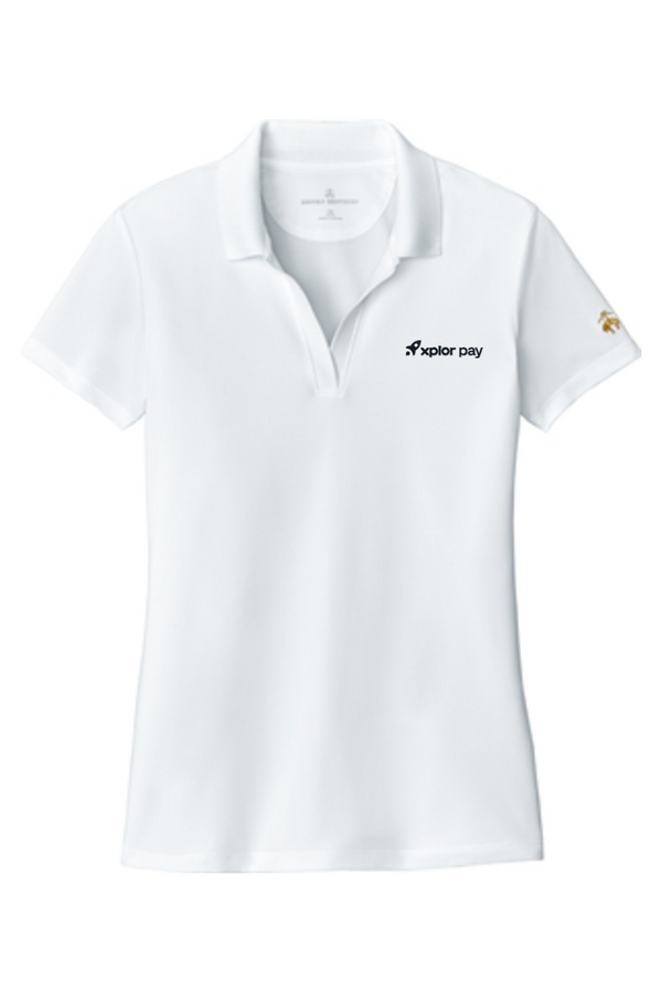 Xplor Pay: Brooks Brothers LADIES Mesh Pique Performance Polo (Embroidered)