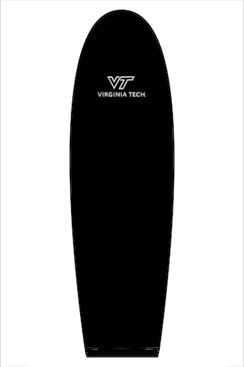 VTTI Chevron with VT Sleeve Logo: ADULT Classic Hooded Sweatshirt (Embroidered)