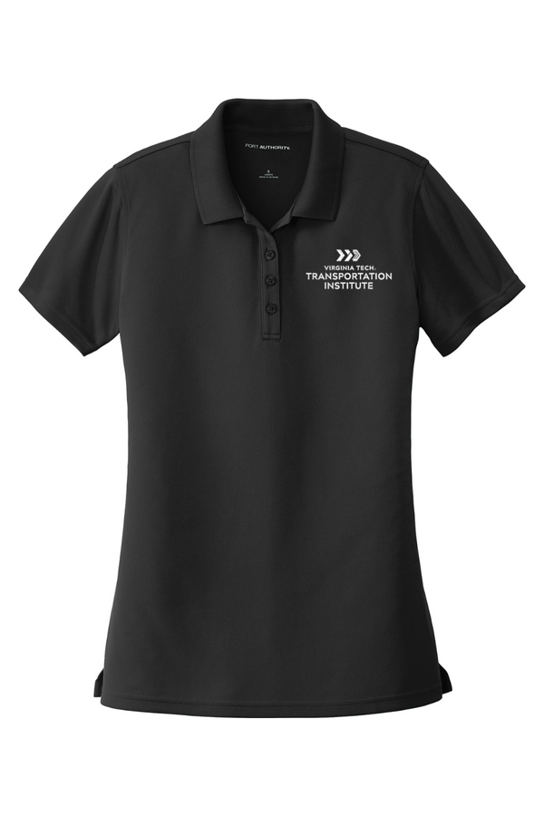 VTTI Chevron with VT Sleeve Logo: LADIES UV Micro-Mesh Performance Polo (Embroidered)