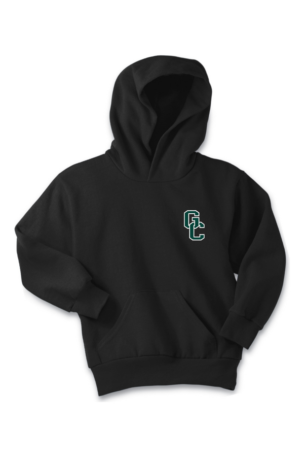 Glen Cove: YOUTH Fleece Pullover Hooded Sweatshirt (Embroidered)
