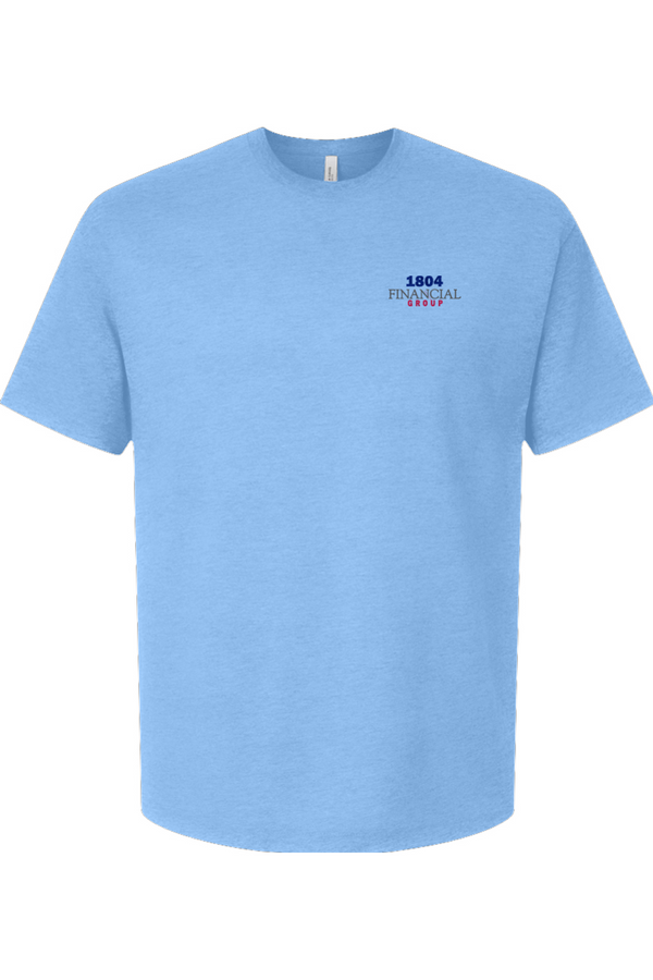 1804: ADULT 6 oz. Heavyweight Ringspun Tee (Embroidered)