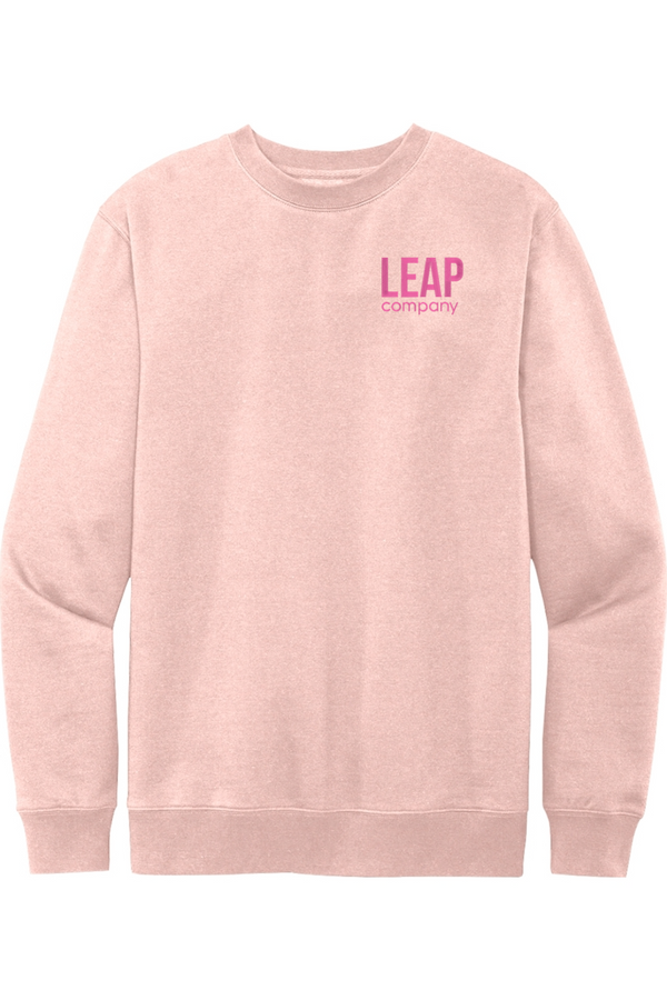 Leap: ADULT SoftSpun Fleece Crewneck Sweatshirt (Embroidered)