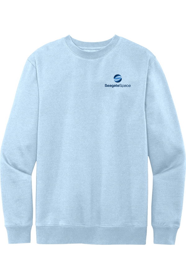 Seagate Space: ADULT SoftSpun Fleece Crewneck Sweatshirt (Embroidered)