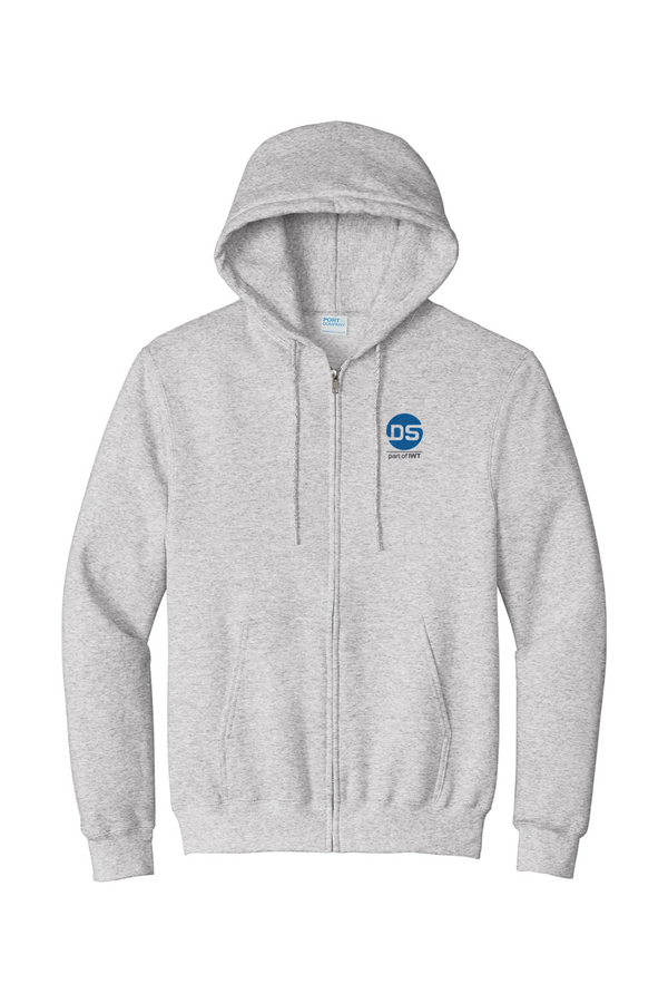 DS/IWT: ADULT Classic Fleece Full-Zip Hooded Sweatshirt (Embroidered)