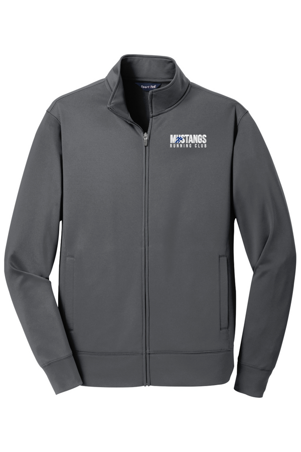 Mustangs Running Club: ADULT Sport-Wick Fleece Full-Zip Jacket (Embroidered)