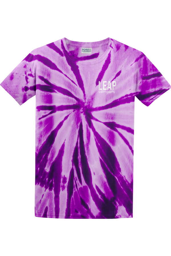 Leap: ADULT Tie-Dye Tee (Embroidered)