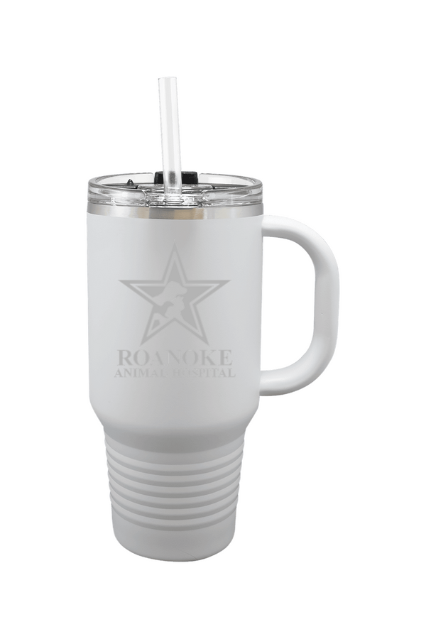 RAH: 32 oz. Travel Mug with Snap Lid and Straw (Engraved)