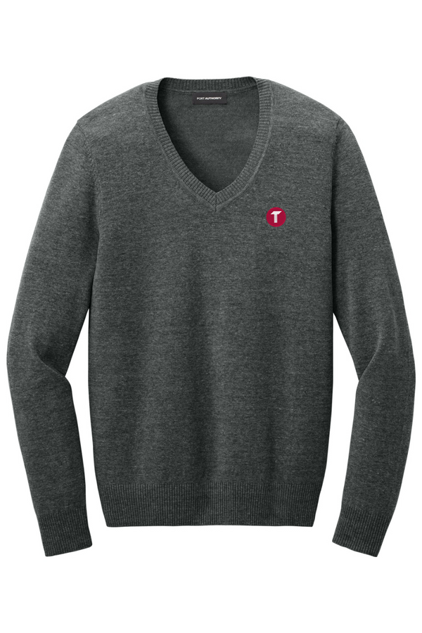 Torc: LADIES Easy Care V-Neck Sweater (Embroidered)