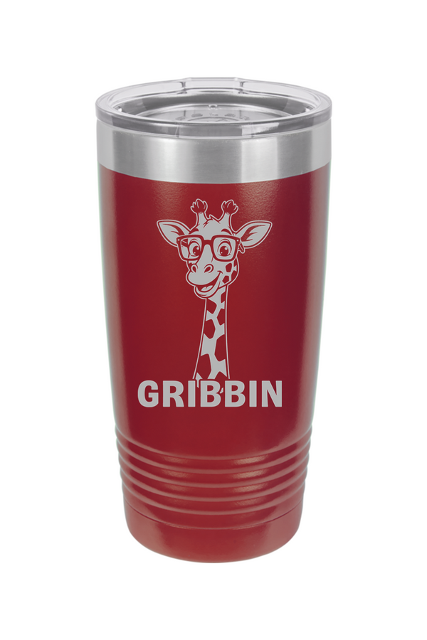 Gribbin: 20oz Stainless Steel Tumbler (Engraved)