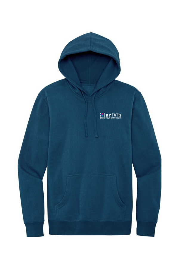 KlariVis: ADULT Ringspun Hooded Sweatshirt (Embroidered)