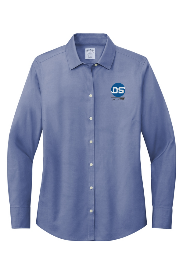 DS/IWT: LADIES Brooks Brothers Wrinkle-Free Stretch Pinpoint Shirt (Embroidered)