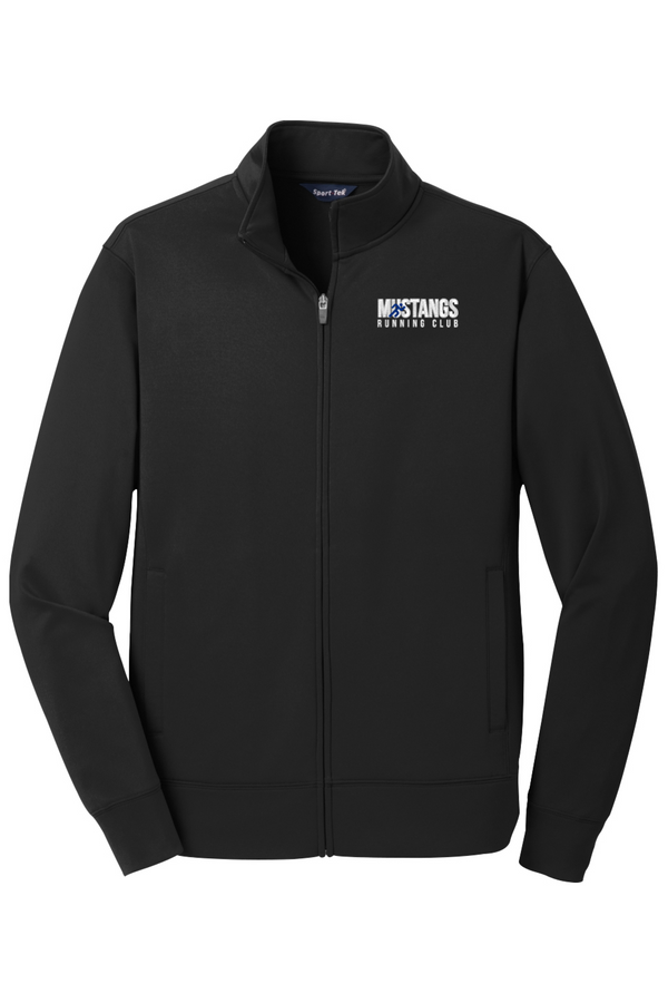 Mustangs Running Club: ADULT Sport-Wick Fleece Full-Zip Jacket (Embroidered)