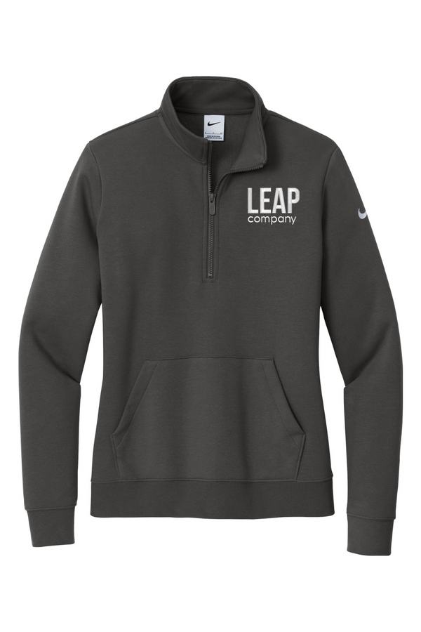 Leap: Nike LADIES Fleece 1/2-Zip (Embroidered)