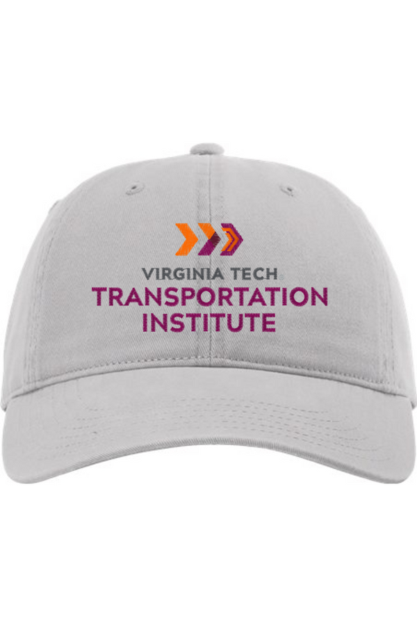 VTTI Chevron with VT Back Logo: Richardson Peach Twill Dad Hat (Embroidered)