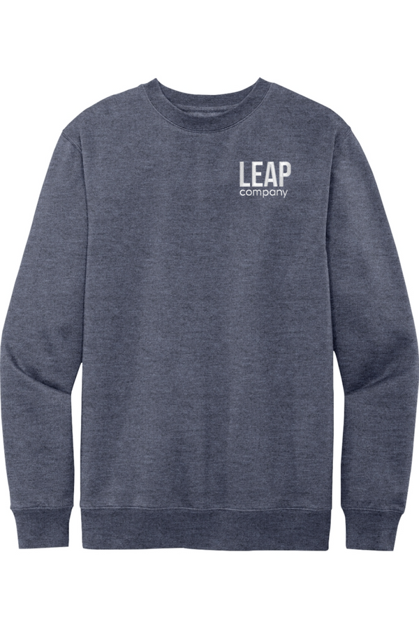 Leap: ADULT SoftSpun Fleece Crewneck Sweatshirt (Embroidered)