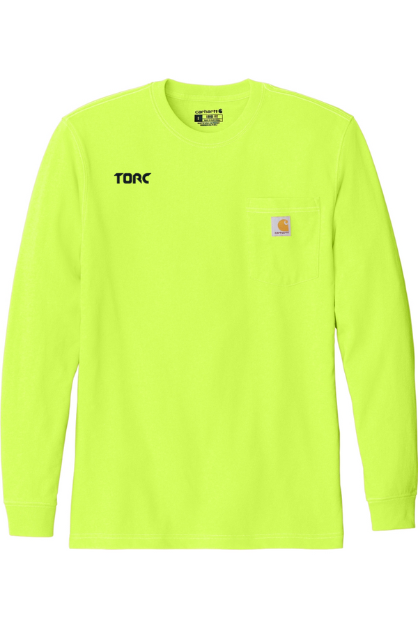 Torc: Carhartt ADULT Workwear Pocket Long Sleeve T-Shirt (Embroidered)