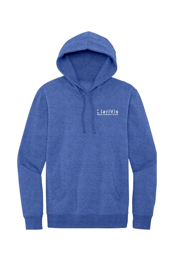 KlariVis: ADULT Ringspun Heather Fleece Hoodie (Embroidered)