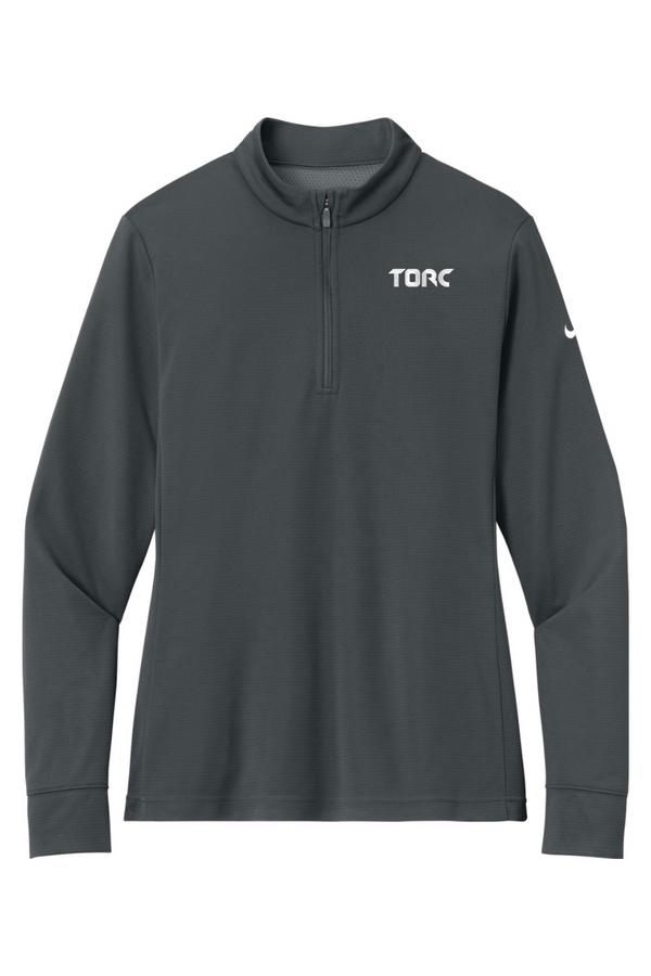 Torc: Nike LADIES Essential 1/2-Zip Cover-Up (Embroidered)
