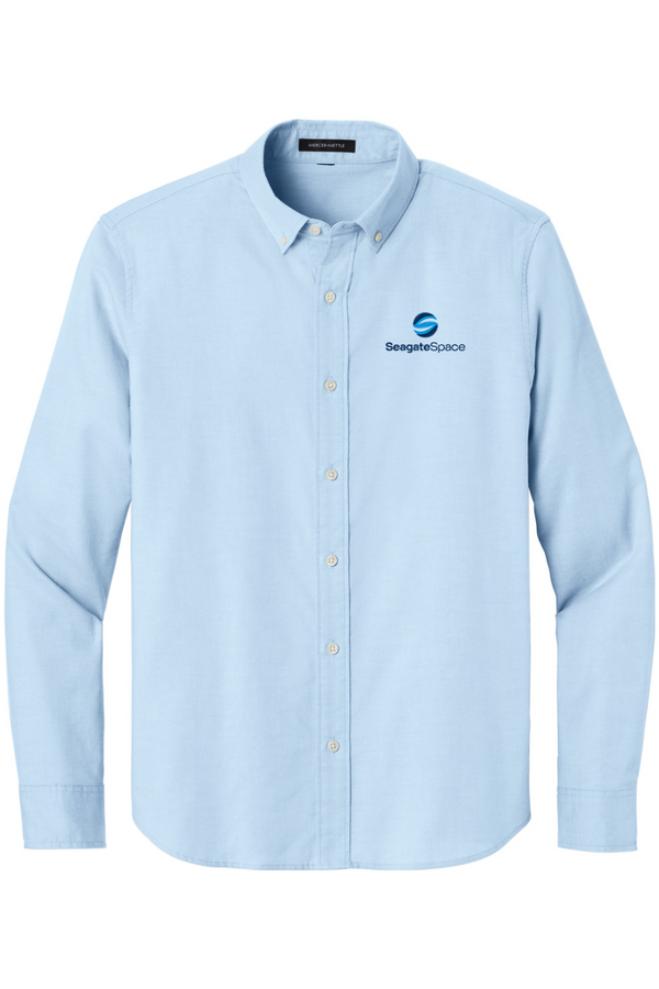 Seagate Space: ADULT Corporate Long Sleeve Modern Oxford Shirt (Embroidered)