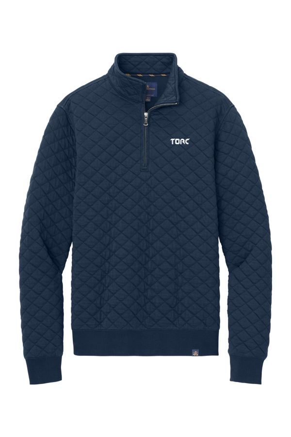 Torc: ADULT Brooks Brothers Diamond Quilt 1/4-Zip (Embroidered)