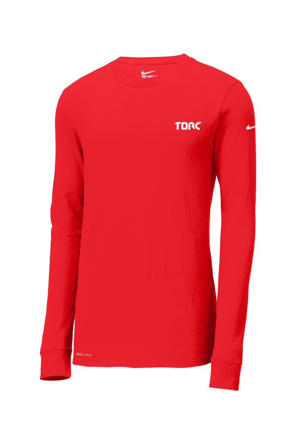 Torc: Nike ADULT Dri-FIT Cotton/Poly Long Sleeve Tee (Printed)