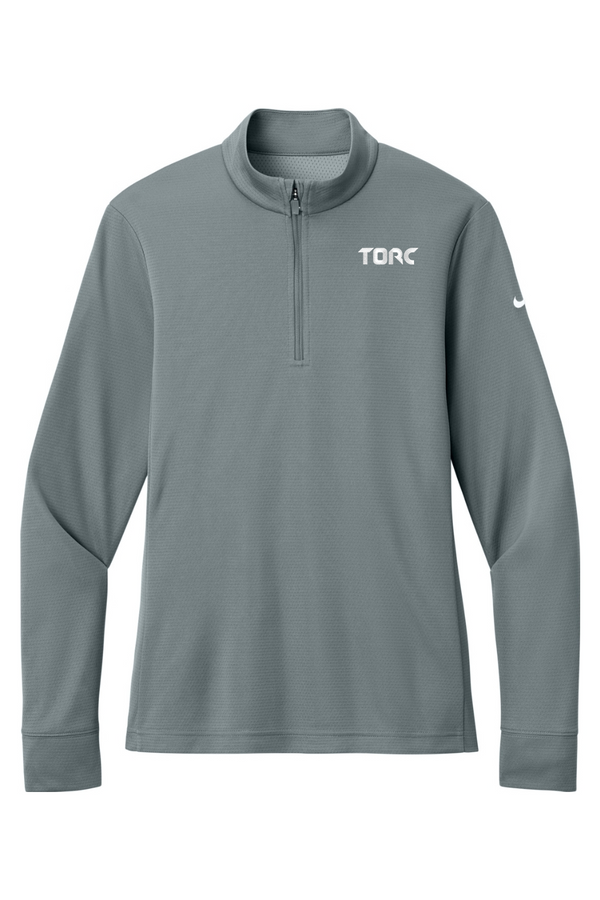 Torc: Nike LADIES Essential 1/2-Zip Cover-Up (Embroidered)