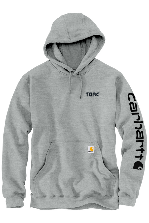 Torc: Carhartt ADULT Midweight Hooded Logo Sweatshirt (Embroidered)