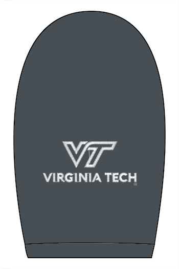 VTTI Chevron with VT Sleeve Logo: ADULT Comfort Colors Ringspun Pocket Tee (Embroidered)