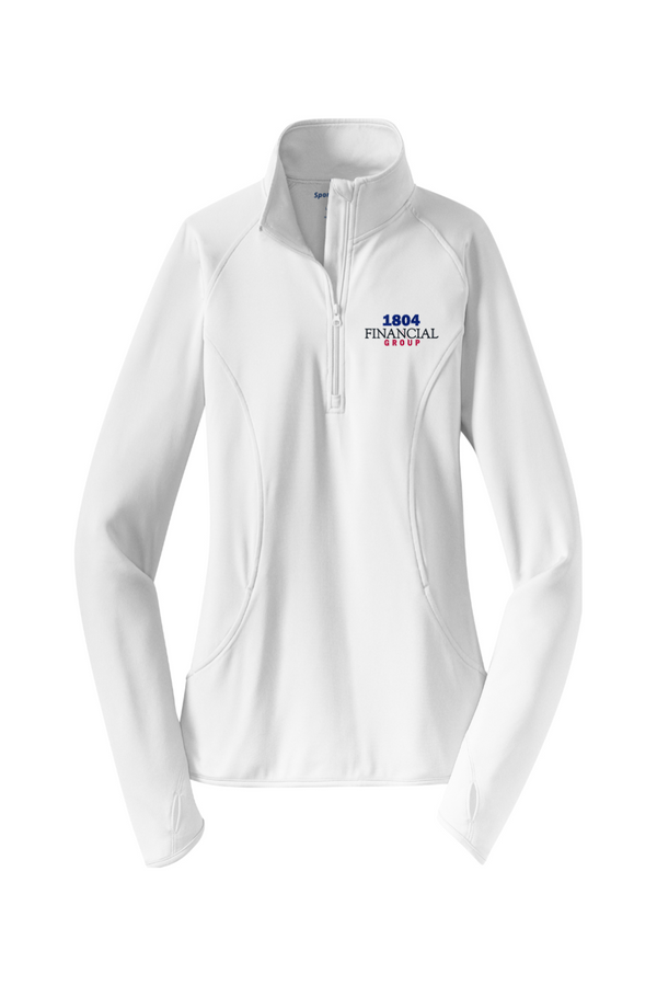 1804: LADIES Sport-Wick Stretch 1/2-Zip Pullover