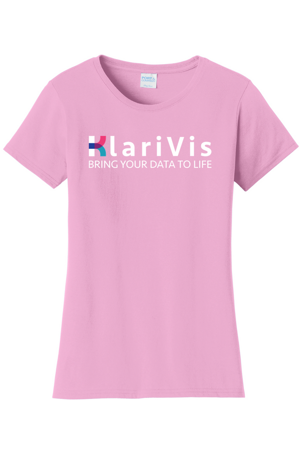 KlariVis: LADIES Ringspun Tee (Printed)