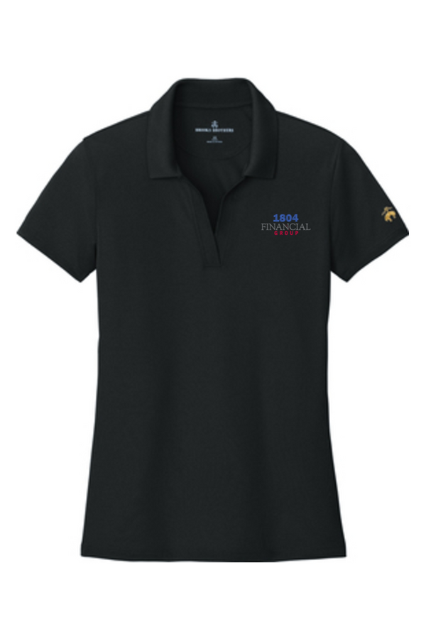 1804: Brooks Brothers LADIES Mesh Pique Performance Polo