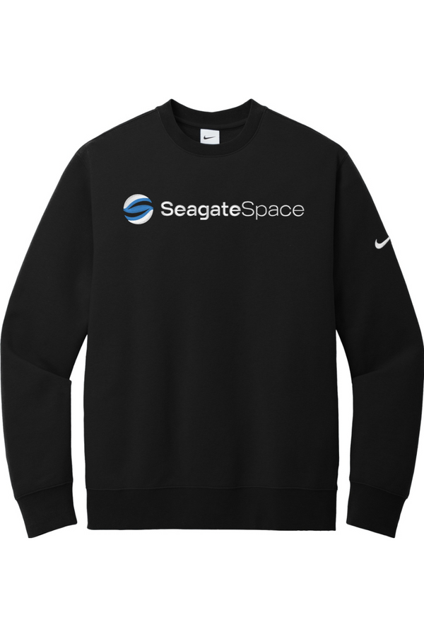 Seagate Space: Nike ADULT  Fleece Crewneck Sweatshirt (FullFront Embroidery)