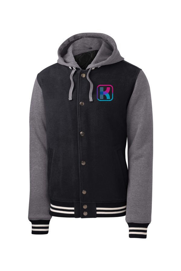 KlariVis: ADULT Insulated Hooded Letterman Jacket