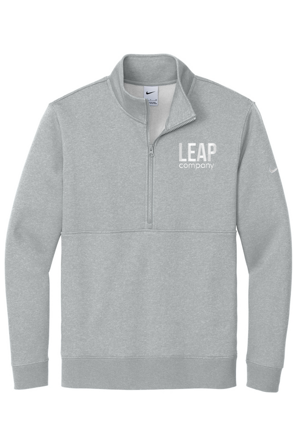Leap: Nike ADULT Fleece 1/2-Zip (Embroidered)