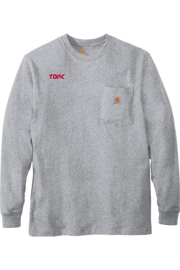 Torc: Carhartt ADULT Workwear Pocket Long Sleeve T-Shirt (Embroidered)