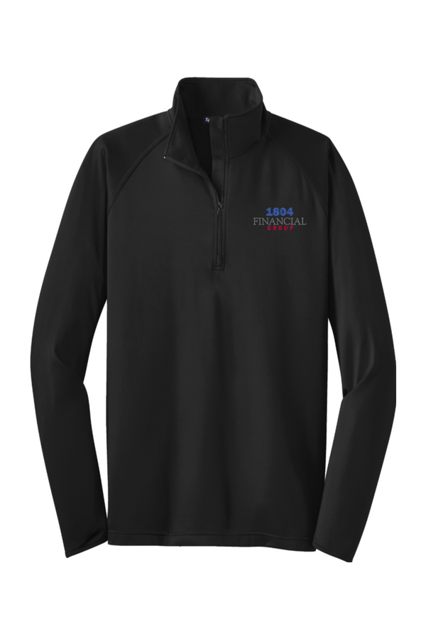 1804: ADULT Sport-Wick Stretch 1/2-Zip Pullover