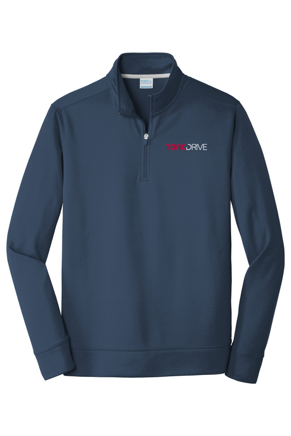 Torc Drive: ADULT Performance Fleece 1/4-Zip Pullover Sweatshirt (Embroidered)