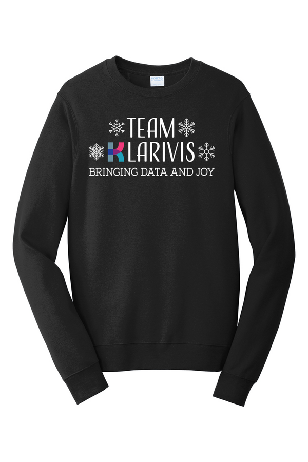 KlariVis Holiday: ADULT RingSpun Fleece Crewneck Sweatshirt (Printed)