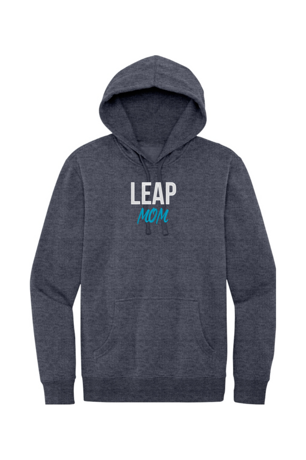 Leap Mom: ADULT Ringspun Fleece Hoodie (Embroidered)