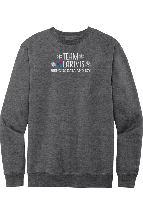 KlariVis Holiday: ADULT SoftSpun Fleece Crewneck Sweatshirt (Embroidered)