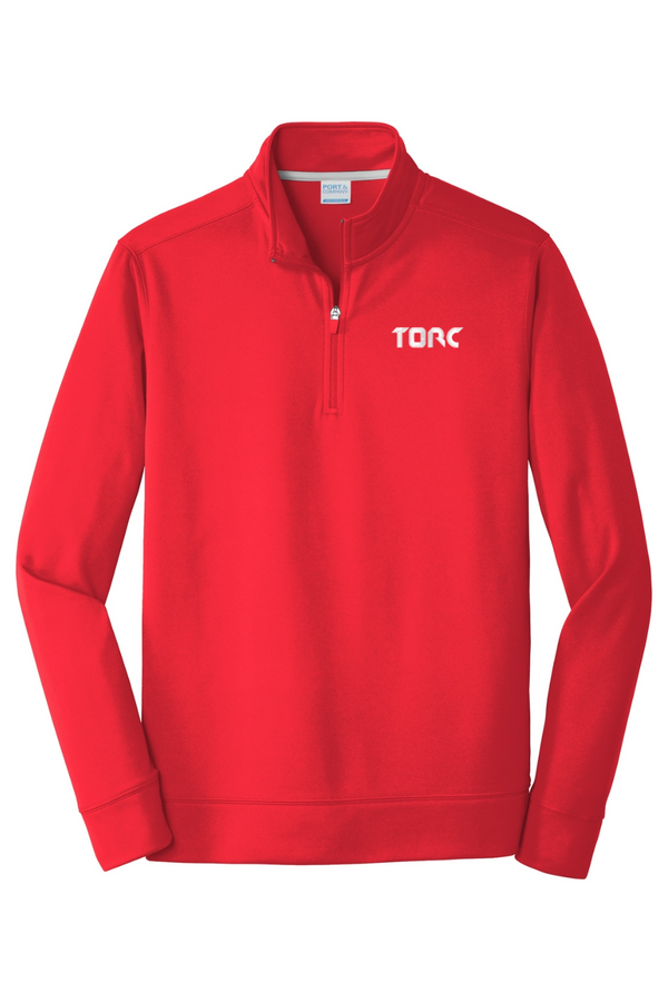 Torc: ADULT Performance Fleece 1/4-Zip Pullover Sweatshirt (Embroidered)