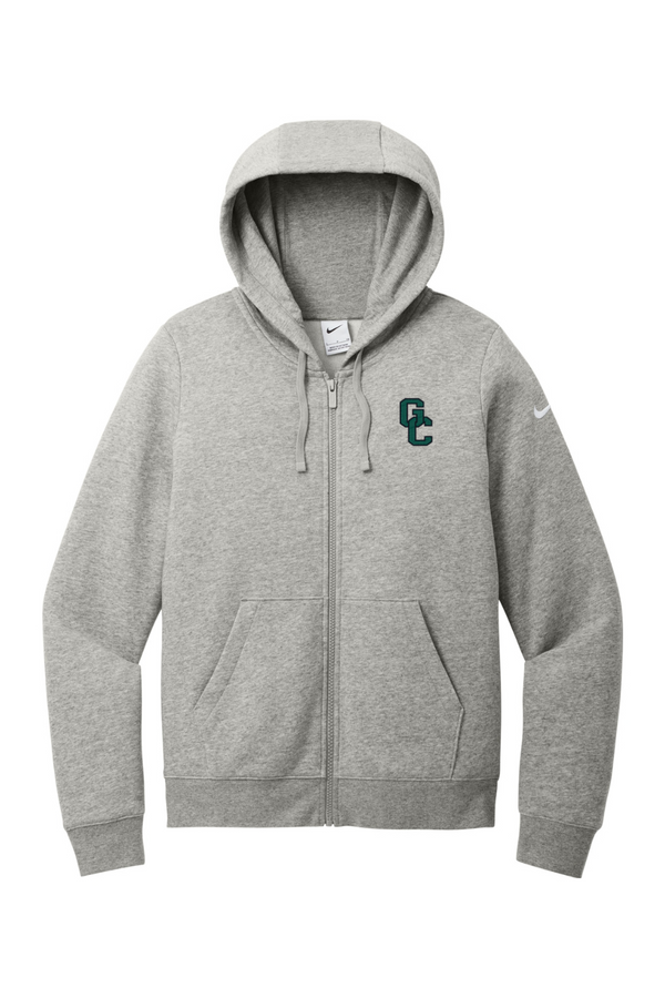 Glen Cove: LADIES Nike Fleece Full-Zip Hoodie (Embroidered)