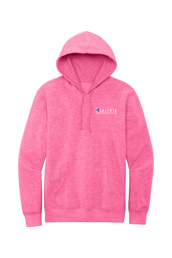 KlariVis: ADULT Ringspun Heather Fleece Hoodie (Embroidered)