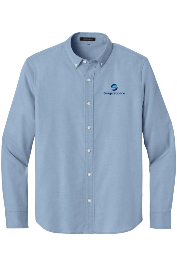 Seagate Space: ADULT Corporate Long Sleeve Modern Oxford Shirt (Embroidered)