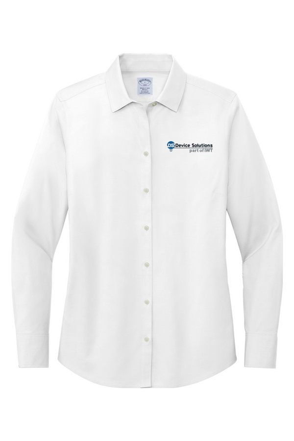 DS/IWT: LADIES Brooks Brothers Wrinkle-Free Stretch Pinpoint Shirt (Embroidered)