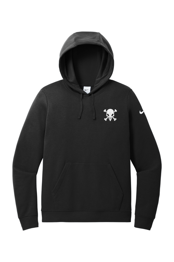 Turkey Skull: Nike LADIES Club Fleece Sleeve Swoosh Pullover Hoodie